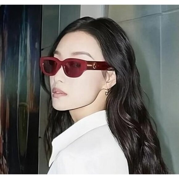 NEW GUCCI GG1558SK 005 BURGUNDY WOMEN SUNGLASSES main image 9